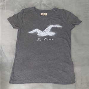 Gray Hollister short sleeve tee